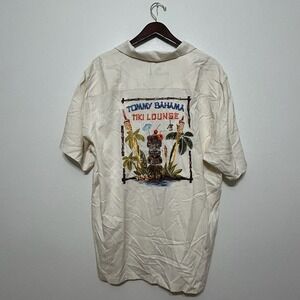 Tommy Bahama Tiki Lounge Hawaiian Button Up Shirt Mens Size XL Limited Edition